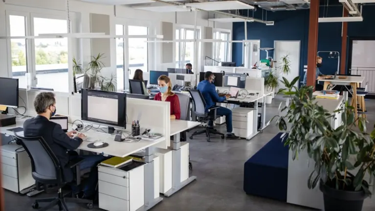 The development of the workplace is moving towards virtual offices